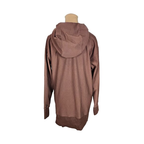 Indyeva Brown Athleisure Stretchy Comfortable Sweater Sz M - Picture 4 of 8